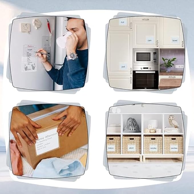 rayihni 20 Pcs Car Tax Disc Holders, Square Permit Holders Windscreen Card Holder Self Adhesive Parking Permit Holder Car Disc Holder Windscreen for Permits BadgesTicket Photos Business Cards (4.13*4.13inch) - Image 3