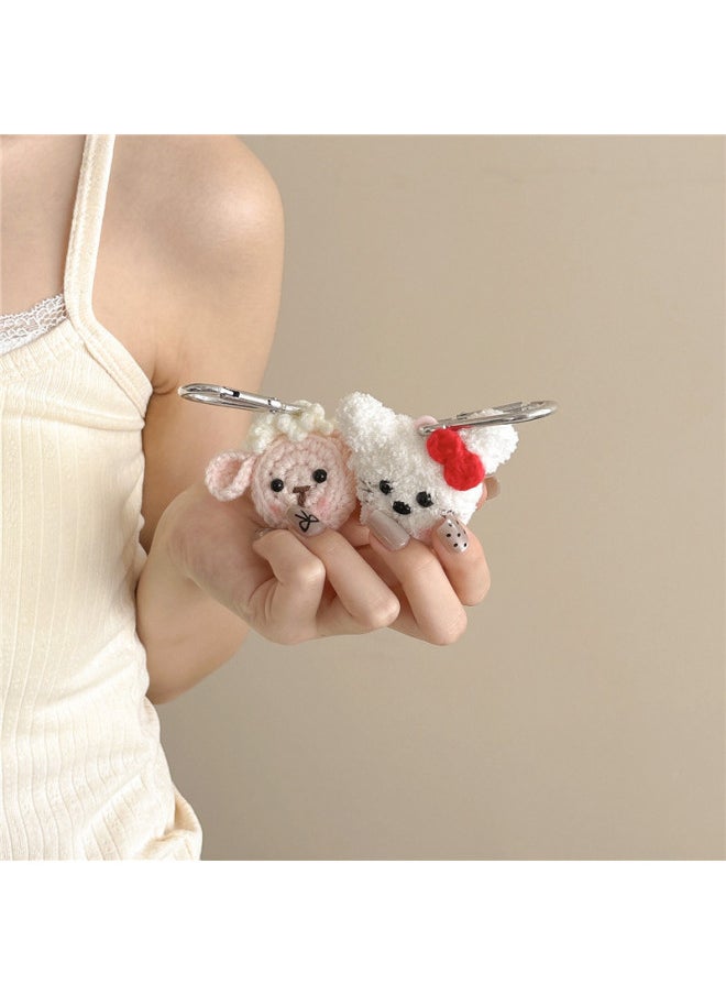 Generic - Han Feng Cartoon Doll For Apple Airtag Locator Protective Cover Pet Anti-lost Tracker Protective Case-Color:Lamb-Applicable Model:Airtag - Image 1