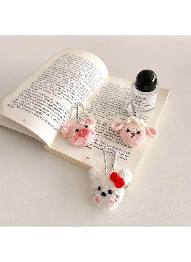 Generic - Han Feng Cartoon Doll For Apple Airtag Locator Protective Cover Pet Anti-lost Tracker Protective Case-Color:Lamb-Applicable Model:Airtag - Image 1
