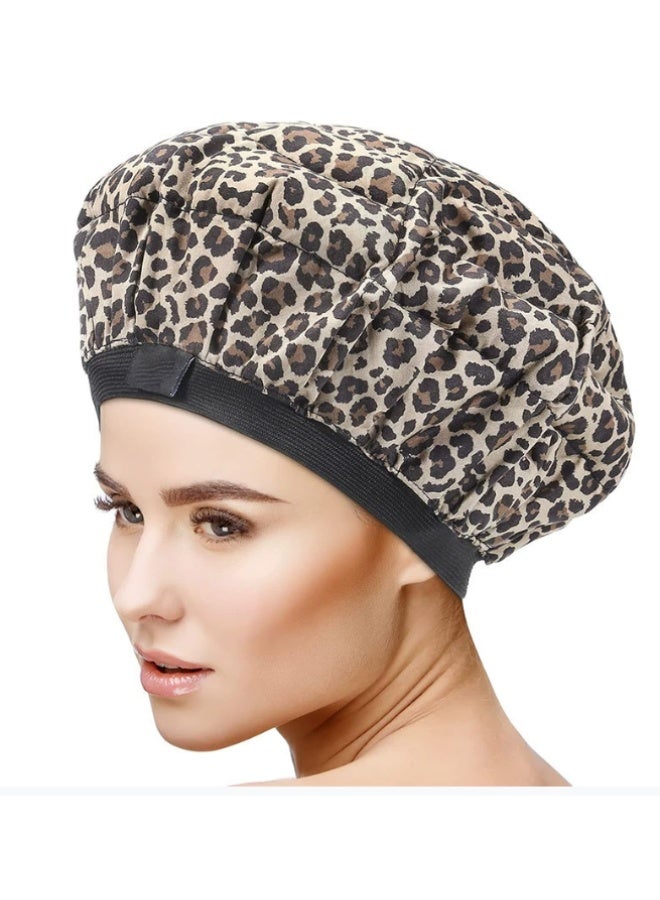 Cordless Deep Conditioning Heat Cap, A Hot Head Cap to Hydrate, Moisturize and Condition, 100% Natural Cotton Flaxseed Seed Interior