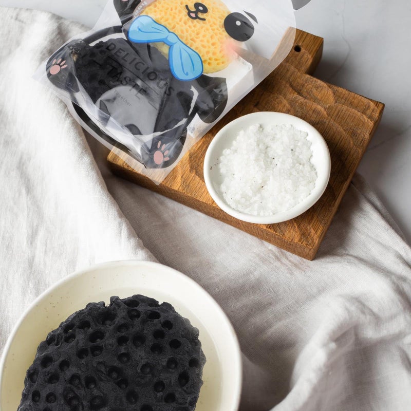 2Pcs Natural Seaweed Bath Sponges Gentle Exfoliating Sponge Balls For Sensitive Skin - Image 5