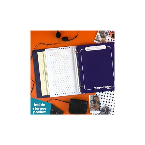 Mead Trapper Keeper Binder, Retro Design, 1 Inch Binder, 2 Folders and Extra Pocket, Metal Rings and Spring Clip, Secure Storage, Animal, Mead School Supplies (260038CP1-ECM) - Image 5