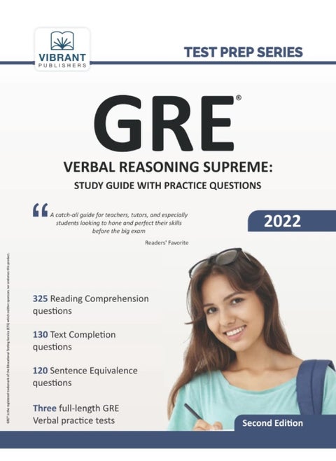GRE Verbal Reasoning Supreme: Study Guide with Practice Questions