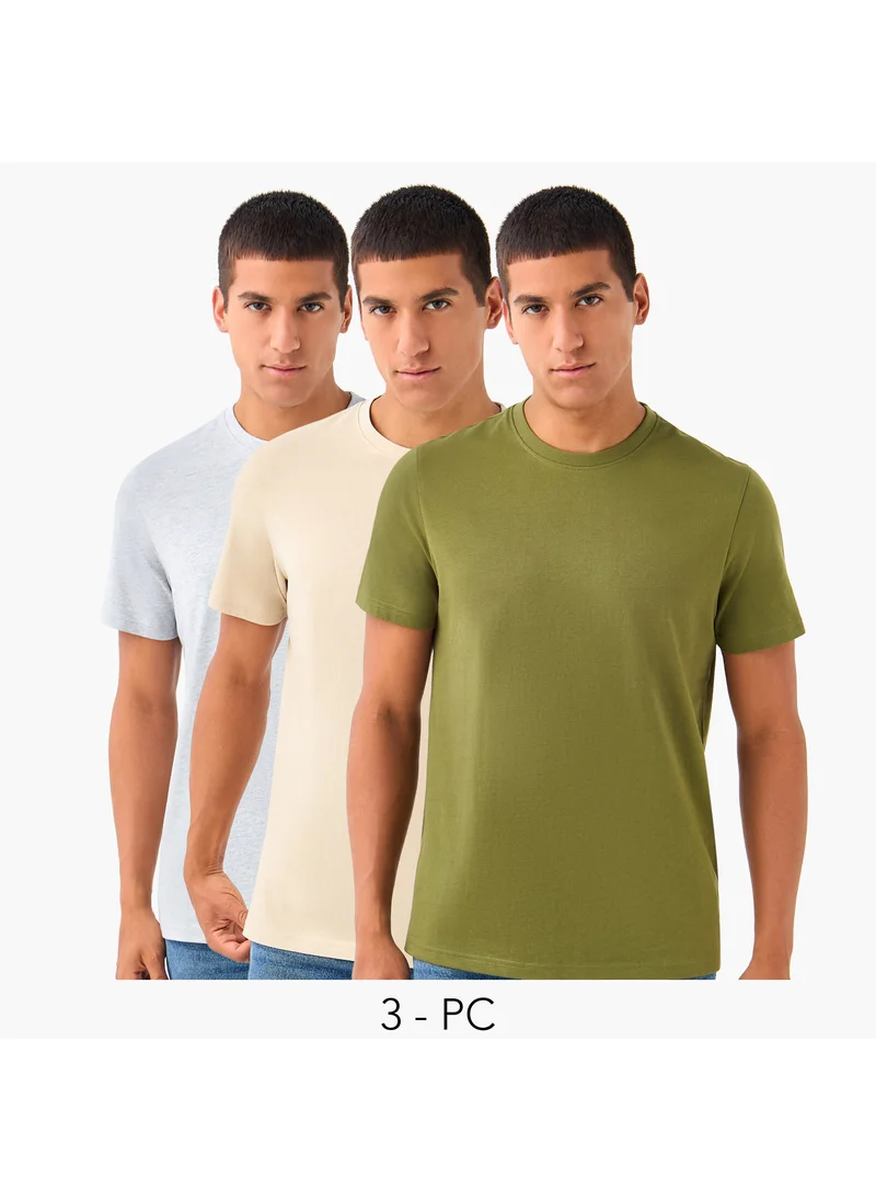 سبلاش فيڤ Set of 3 - Crew Neck T-shirt