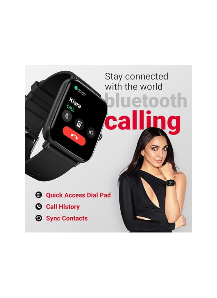 Fire-Boltt Ninja Call Pro Plus 46.48mm (1.83 inch) Smart Watch with Bluetooth Calling, AI Voice Assistance, 120 Sports Modes IP67 Rating, 240 * 280 Pixel High Resolution (Black)