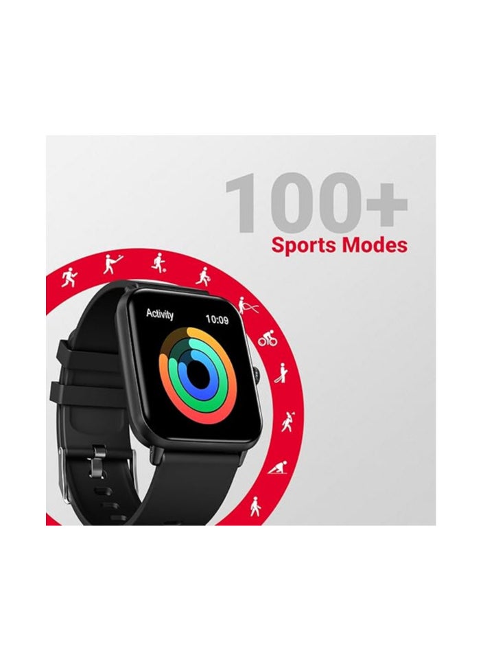 Fire-Boltt Ninja Call Pro Plus 46.48mm (1.83 inch) Smart Watch with Bluetooth Calling, AI Voice Assistance, 120 Sports Modes IP67 Rating, 240 * 280 Pixel High Resolution (Black)