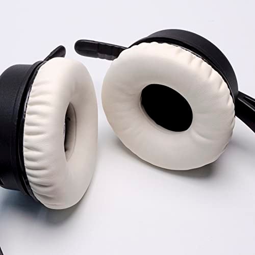 Voarmaks Rainbow Color Ear Pads Headband Cushion Kits Compatible with Sennheiser HD25 HD250BT HD25-ll HD25S Il HMD25 Headphone Foam Covers (White Sets) - Image 4