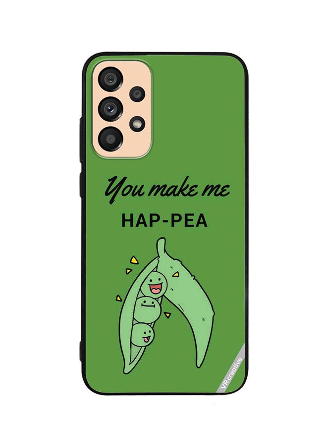 VR CREATIVE Protective Case Cover For Samsung Galaxy A73 5G You Make Me Happy Design Multicolour - Image 1