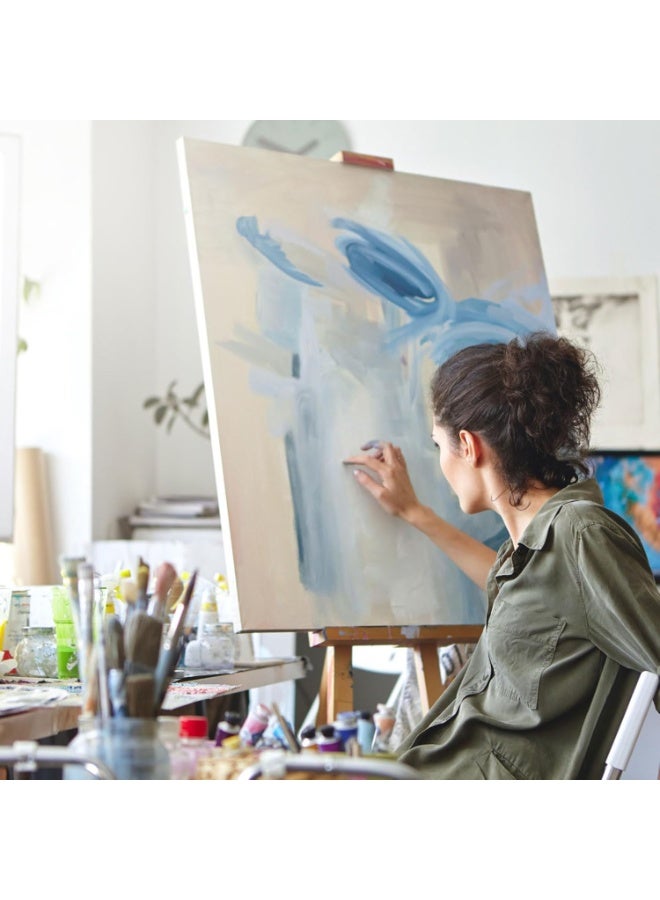 6Pcs Art Canvas 40 X 50Cm Cotton White Blank Canvases for Acrylic Painting and Pouring Acrylic Painting for Artists at All Levels - Image 5