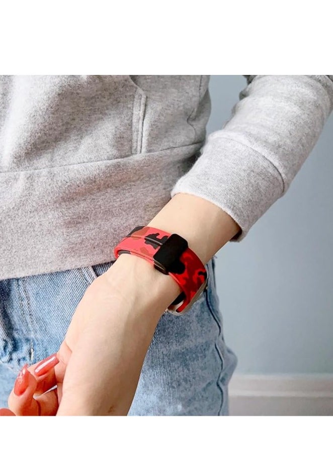 Generic - Silicone Magnetic Strap for Apple Watch Ultra Band 49mm 45mm 44mm 42mm Men/Women, Soft Sport Silicone Replacement Wristband Strap for iwatch Series 9/8/7/6/5/4/3/2/SE/Ultra2 - Image 1