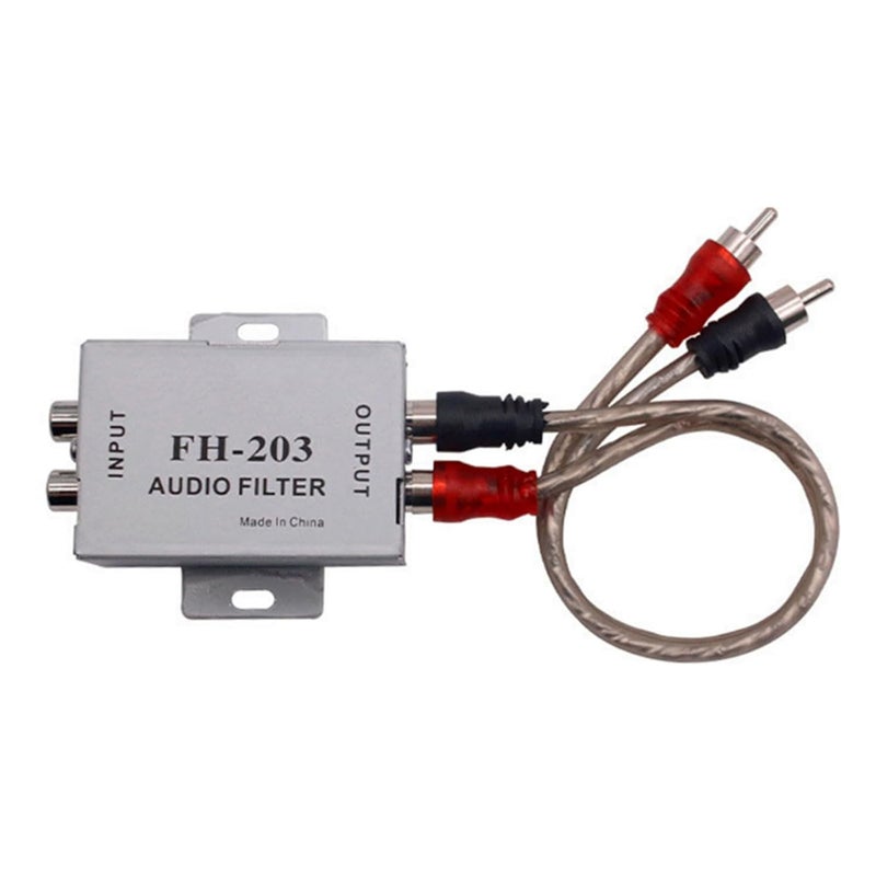 Ground Noise Isolator Filter Eliminates Buzzing Noise for Car Stereo and Home Audio Systems - Image 2