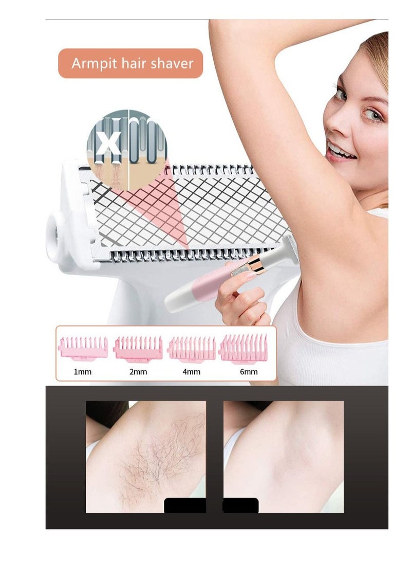 SONAX PRO Electric Razors for Lady Shaver Facial Hair Remover for face Eyebrow Nose Legs Pubic Hair Bikini Trimmer with USB Rechargeable and Waterproof - Image 4