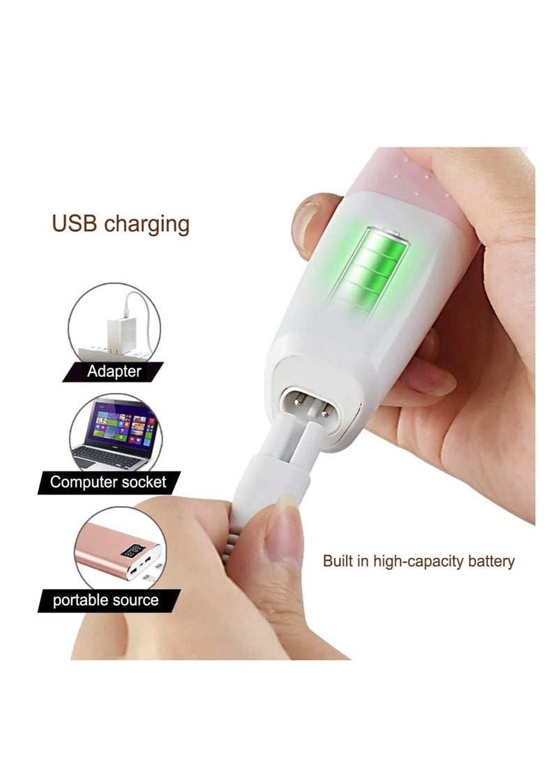 SONAX PRO Electric Razors for Lady Shaver Facial Hair Remover for face Eyebrow Nose Legs Pubic Hair Bikini Trimmer with USB Rechargeable and Waterproof - Image 5