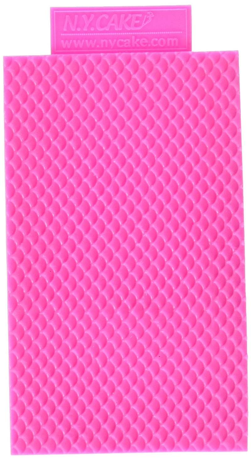 NY Cake Fondant Impression Mat Scales Design Silicone