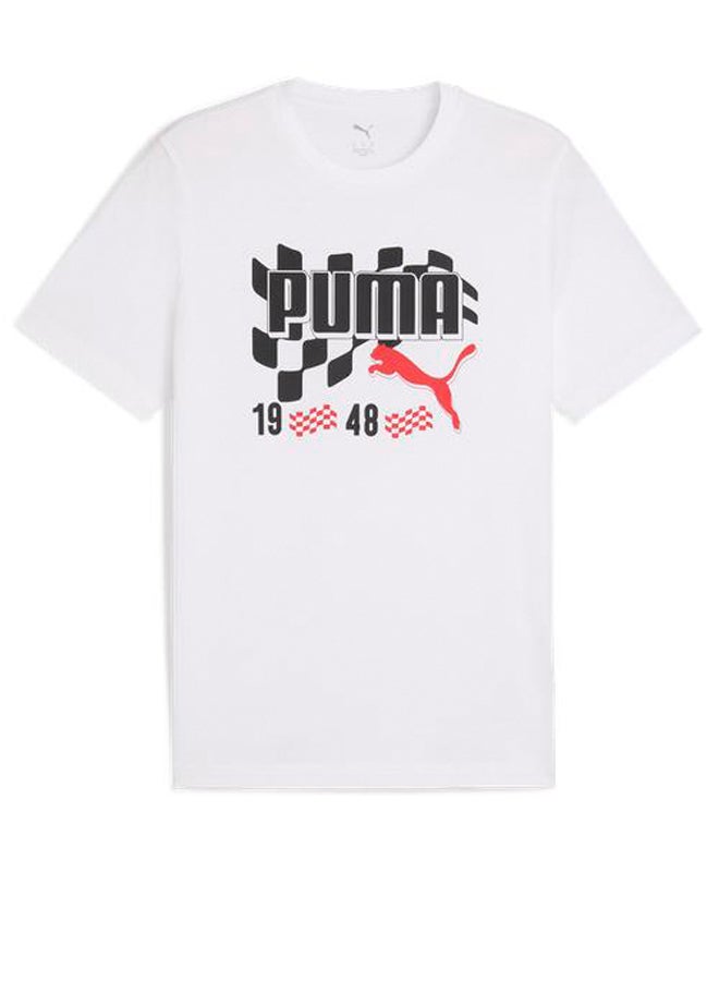 PUMA Graphics Moto Flag T-Shirt - Image 4
