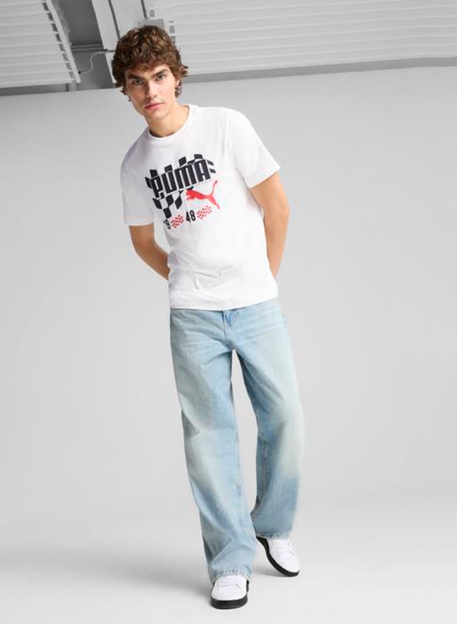 PUMA Graphics Moto Flag T-Shirt - Image 3