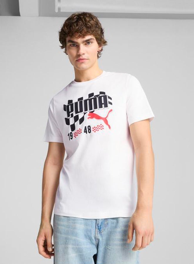 PUMA Graphics Moto Flag T-Shirt - Image 1