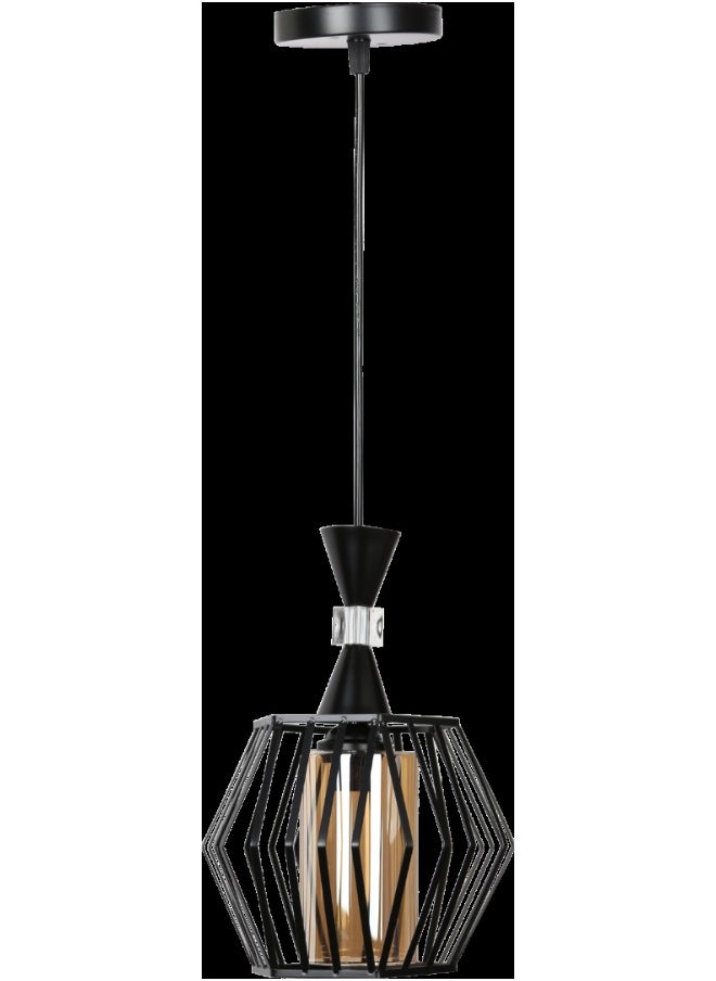 Hummer Modern black single hanger E27*1L 