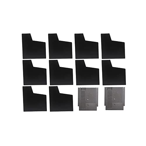 WICAREYO Dust Cover with Cartridge shell Compatible for NES, 10pcs Game Cartridge Anti-dust Cover Protector Sleeve with 2pcs Cartridge Shell Compatible for NES - Image 1