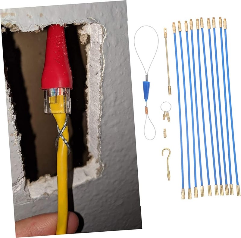 Electrical Wire Cable Puller Complete Wall Kit With Dark Groove Threader - Image 4