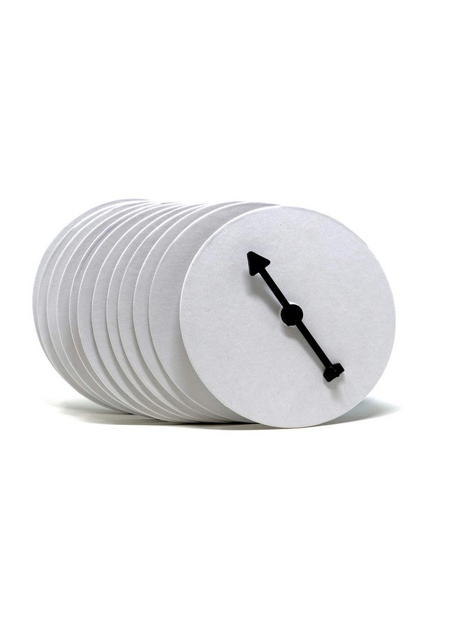 Hedral Set of 12 Board Game Arrow Spinners with 12 Blank Uncoated Ready-to-Decorate Round Spinner Boards - Image 1