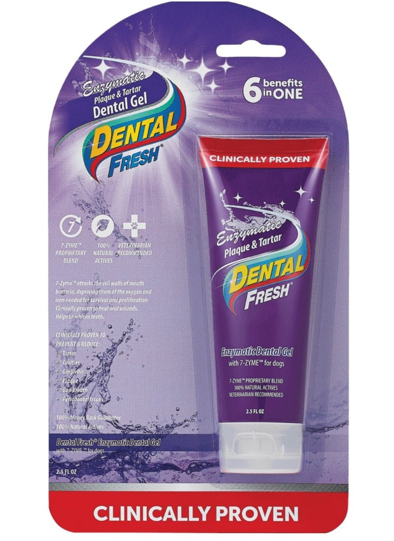 SynergyLabs Dental Fresh Enzymatic Plaque & Tartar Dental Gel 2.5 oz - 70.87 g  - Image 1