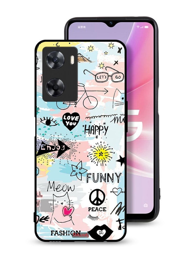Tolwak Oppo A77s Protective Case Cover Love You Tags - Image 1