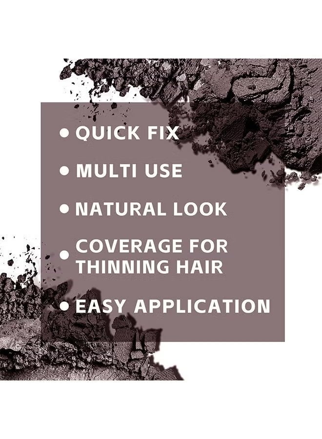 kakashow Hairline Powder, Hair Root Concealer, Instantly Root Cover Up Hairline Cream, Long Lasting Hair Shadow Powder, Hair Concealer For Greys, Thinning Hair, Hair Toppers, Hair Root Dye, Thin Hair Powder (Brown) - Image 2