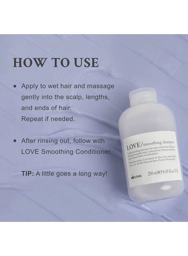 Davines LOVE Smoothing Shampoo, 8.45 fl. oz. - Image 2