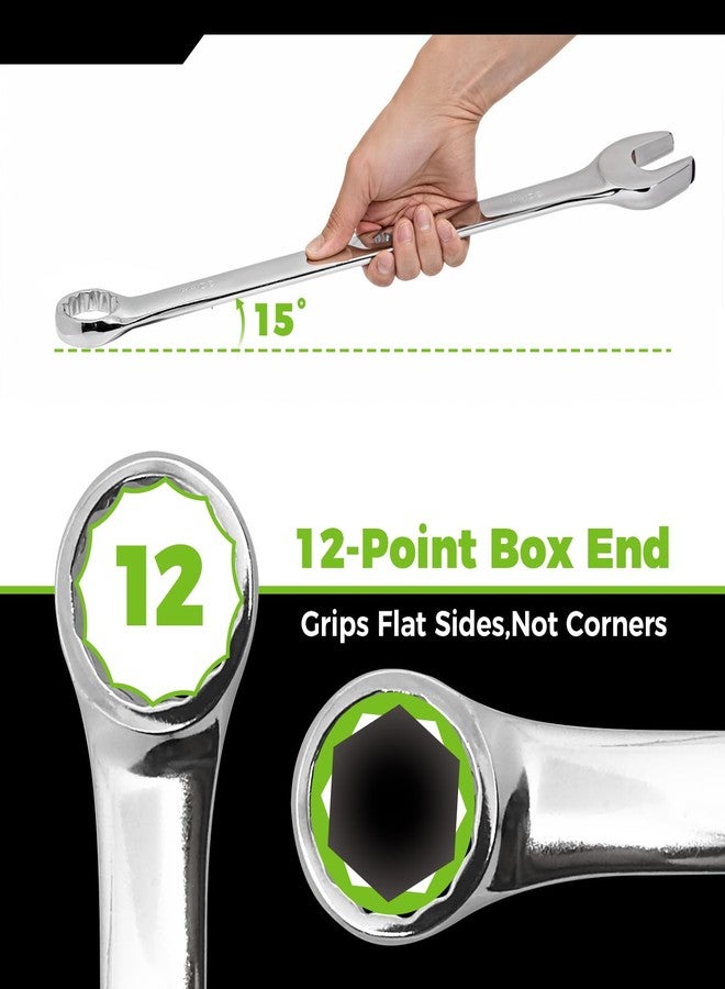 Der Erwachte Large Wrench Set with Rolling Pouch, Metric, 5-Piece, 23mm, 24mm, 26mm, 27mm, 30mm, 12 Point, Chrome Vanadium Steel - Image 3