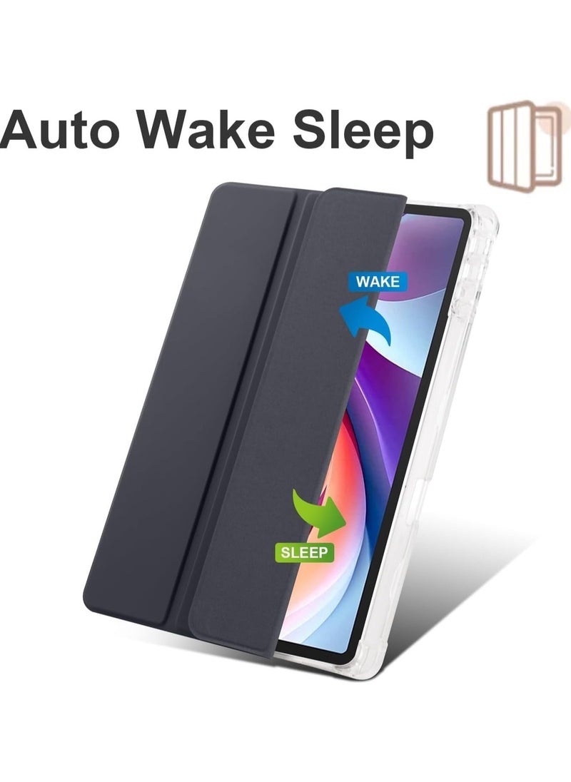 General - Case Compatible with Lenovo Xiaoxin Pad 2024 Case 11Inch Slim Lightweight Protective Case Smart Cover Shockproof Cover with Clear Back Shell, Auto Wake/Sleep - Image 1