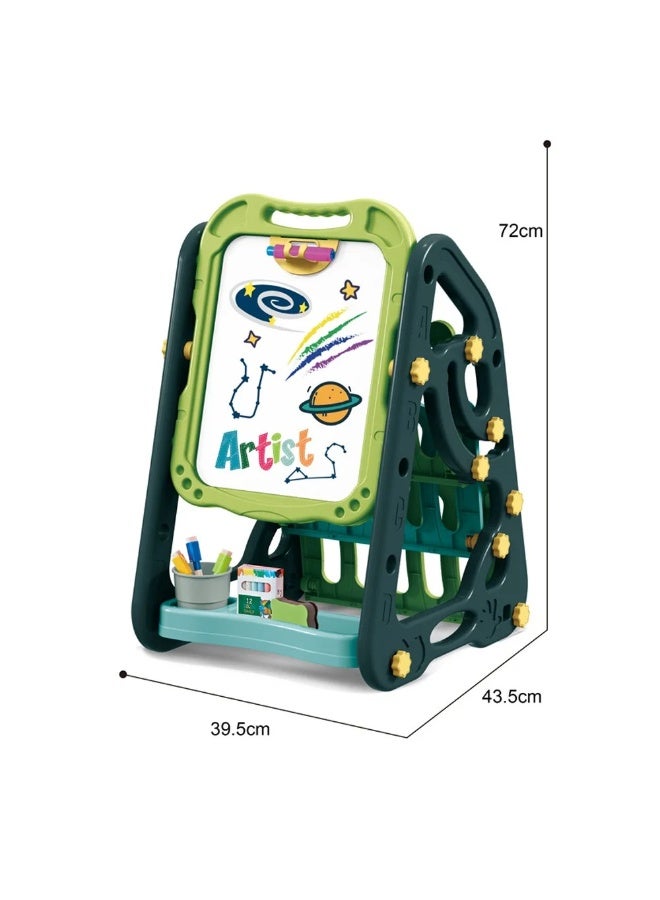 Stem 35 Pcs – Double-Sided Bracket Drawing Board – Talented Painter (Green) - Image 3