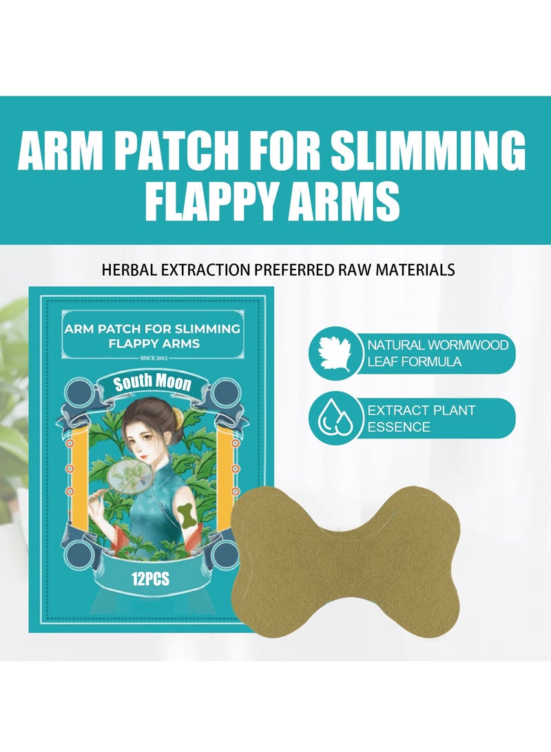 SOUTH MOON Effective 12Pcs/Box Moxibustion Patch - Natural Herbal Patch for Arm and Leg, Including Garcinia Cambogia, - Image 3