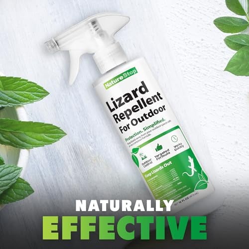 NatureStop Lizard Repellent Spray for Outdoor Use, Deterrent for Lizards on Patios, Decks & Garden Walls, 16 oz (475mL) - Image 5
