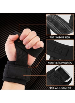 Beauenty 1Pair Gym Wrist Straps for Weight Lifting with Premium Padded Wrist Wraps Support, Perfect for Deadlifting, Pull Up, Bar Workout  - Image 2