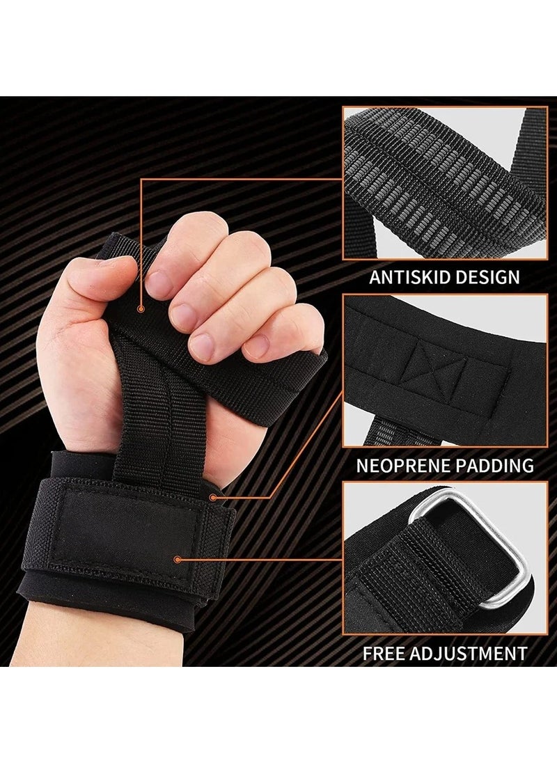 Beauenty 1Pair Gym Wrist Straps for Weight Lifting with Premium Padded Wrist Wraps Support, Perfect for Deadlifting, Pull Up, Bar Workout  - Image 2