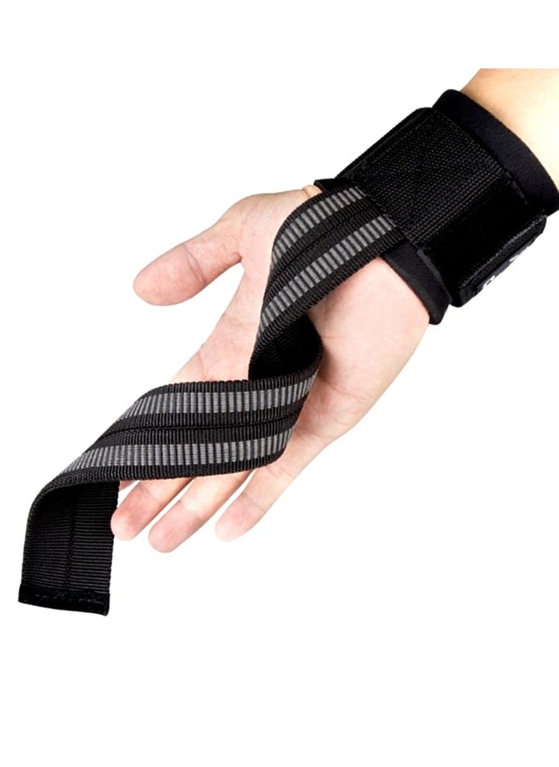 Beauenty 1Pair Gym Wrist Straps for Weight Lifting with Premium Padded Wrist Wraps Support, Perfect for Deadlifting, Pull Up, Bar Workout  - Image 5