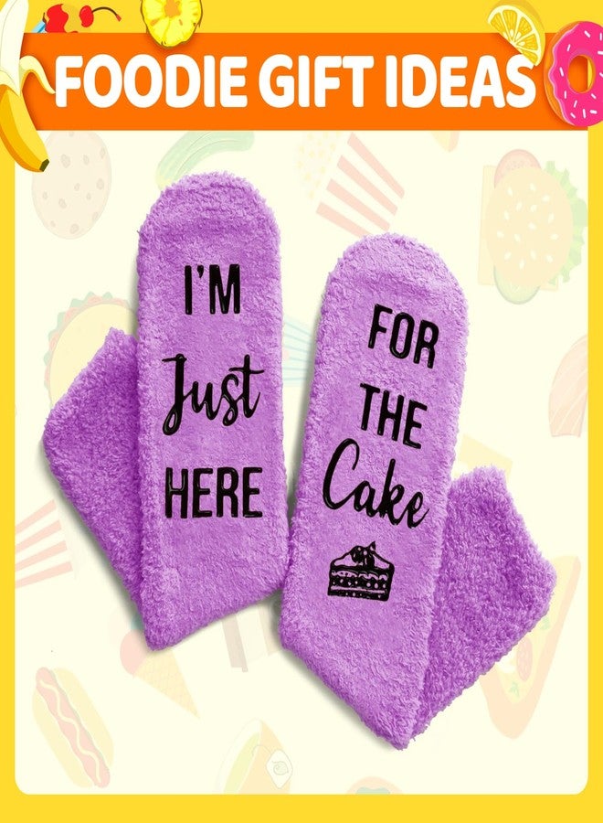 Happy Pop HAPPYPOP Cupcake Socks Cake Gifts Women - Birthday Cake Socks, Purple, Christmas Stocking Stuffers - Image 5