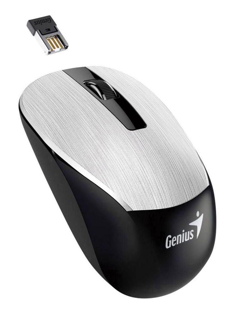 Stylish Wireless Mouse Black/Silver