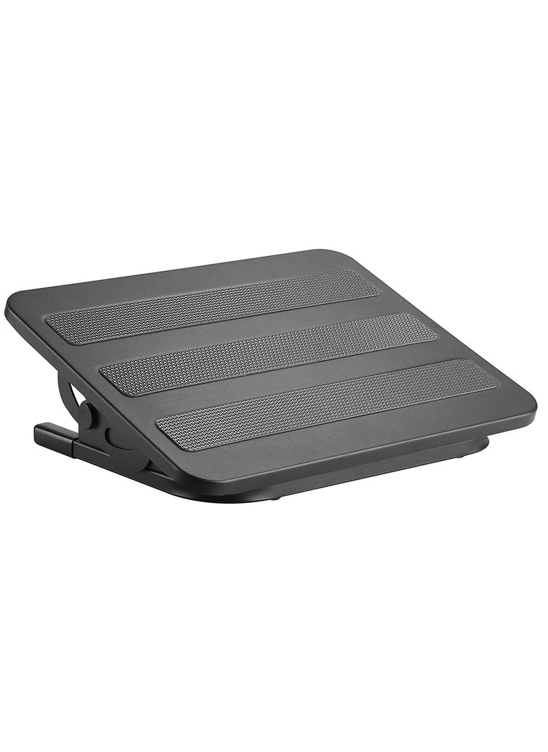 NAVODESK Navodesk Premium Ergonomic Footrest with Tilt Function & Non-Skid Surface (Black)  - Image 1