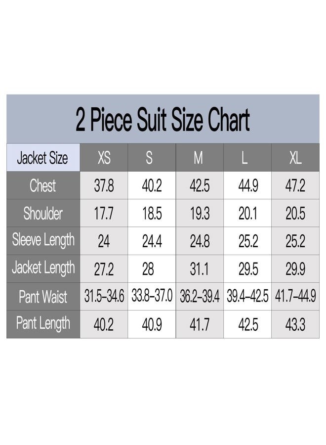 Catheive Mens Suits Slim Fit 2 Piece Floral Tuxedo Suits Blazer Pants with Bow Tie for Wedding Prom - Image 2