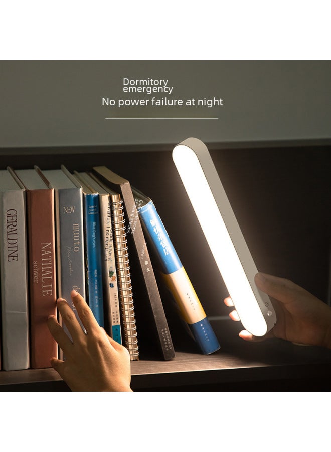 Eye-protection Led Desk Lamp Suction Bedroom Bedside Usb Charging Magnetic Cool Dormitory Student Lamp Tube Light-Specifications:Charging + Remote Control [18650 Battery Life Charging Plug Dual-use + Dimming Color]]  - Image 3