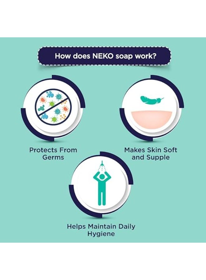 نيكو صابون نيكو للنظافة اليومية، حماية من الجراثيم لمدة 24 ساعة، 100 غرام، عبوة من 4 قطع - Image 3