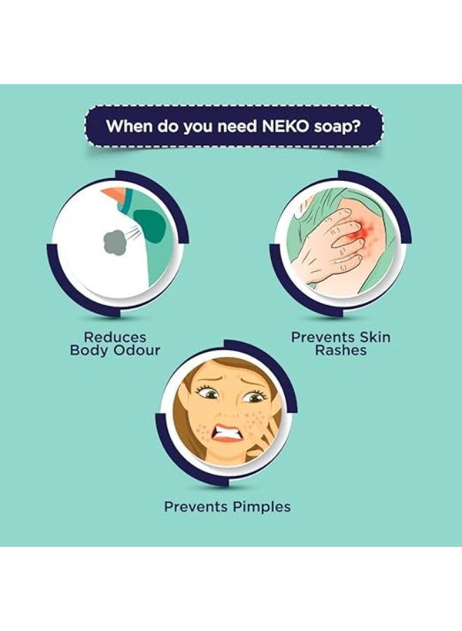 نيكو صابون نيكو للنظافة اليومية، حماية من الجراثيم لمدة 24 ساعة، 100 غرام، عبوة من 4 قطع - Image 4