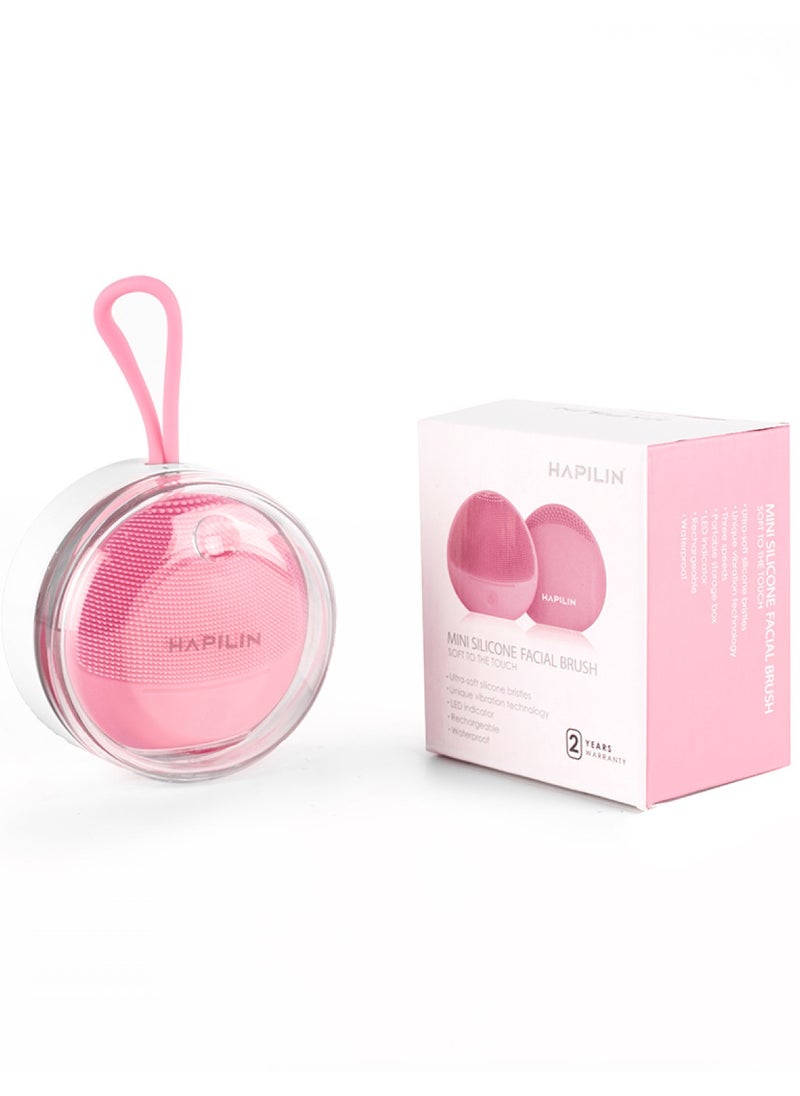 HAPILIN - Mini Silicone Facial Brush - 3 Different Bristles -1.5 Watts - Image 1