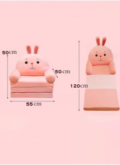Aissiora Baby Toddler Chair Cartoon Folding Sofa,  Toddler Sofa 2 in 1 Folding Sofa Small Folding Sofa Removable and washable Princess Chair for Toddlers 1-3 Kids  - Image 2