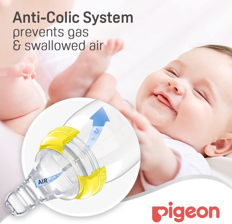 Pigeon Slim Neck Glass Bottle with Handle - 240ml - Image 4