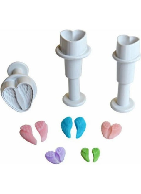 Little Angel Wing Themed Push-Up Kopat Set of 3