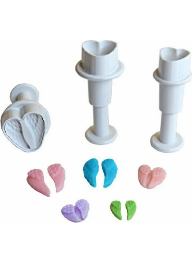 Tinky Winky - Little Angel Wing Themed Push-Up Kopat Set of 3 - Image 1