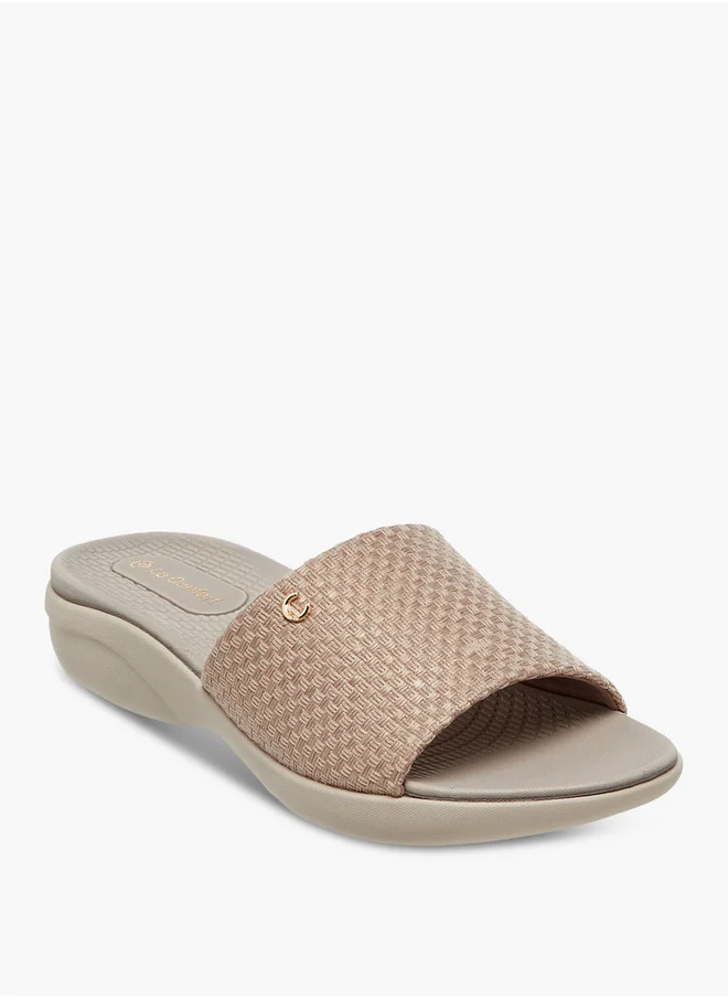 Le Confort Women's Textured Slip-On Sandals